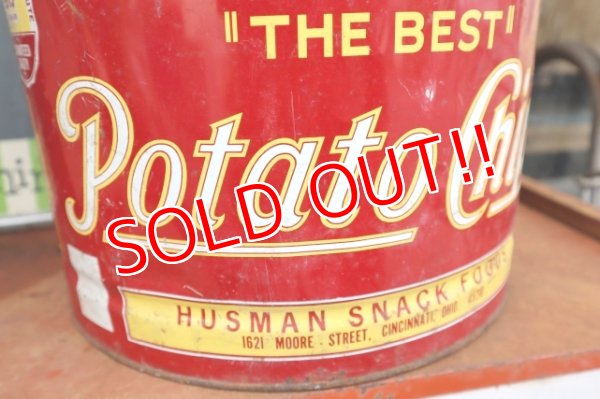 画像3: dp-250618-29 Husman's "THE BEST" Potato Chips Can