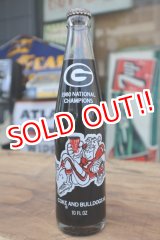 画像: ck-018 University of Georgia  / Georgia Bulldogs 1980 NATIONAL CHAMPION Coca Cola Bottle