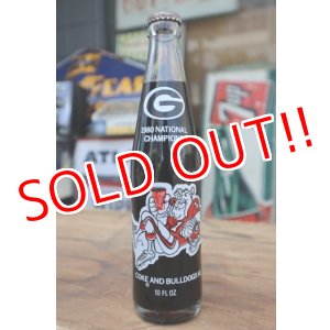 画像: ck-018 University of Georgia  / Georgia Bulldogs 1980 NATIONAL CHAMPION Coca Cola Bottle