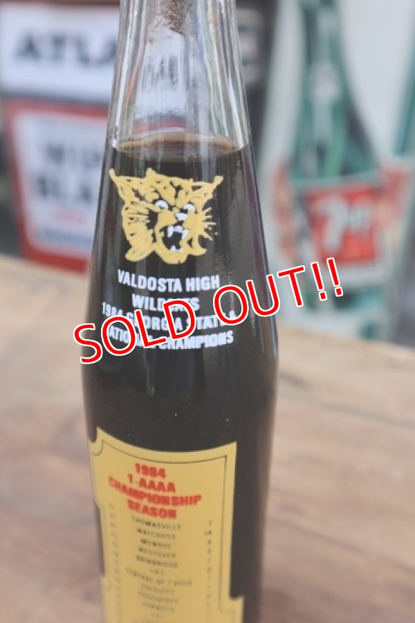 画像4: ck-023 Valdosta High School / Valdosta High Wildcats 1984 Coca Cola Bottle