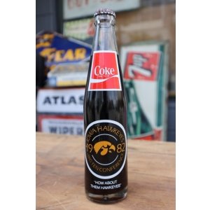 画像: ck-012 University of Iowa / Iowa Hawkeyes 1982 Coca Cola Bottle
