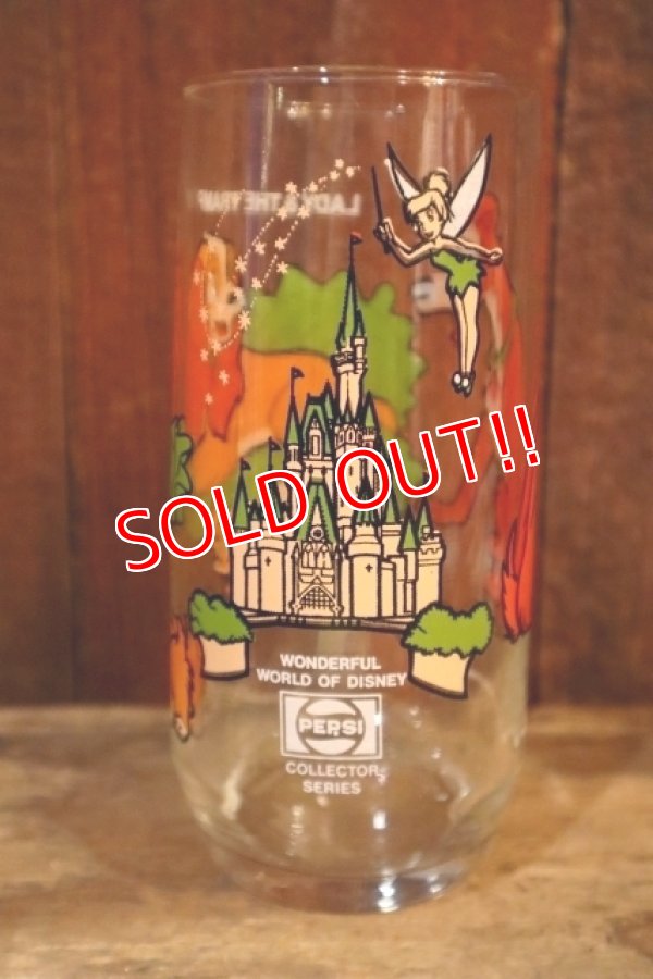 画像4: gt-250618-12 LADY & THE TRAMP / PEPSI 1970's-1980's Wonderful World of Disney Glass