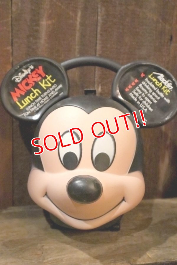 画像2: gt-250618-09 Mickey Mouse / Aladdin 1980's Lunch Kit Box