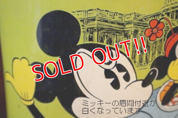 画像4: ct-250618-01 Mickey Mouse & Minnie Mouse / CHEINCO 1970's Tin Trash Box