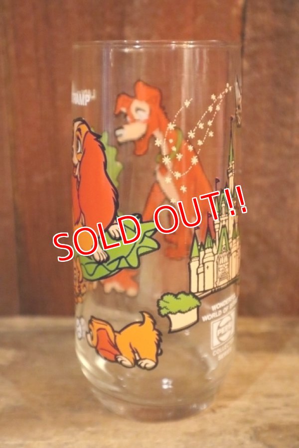 画像6: gt-250618-12 LADY & THE TRAMP / PEPSI 1970's-1980's Wonderful World of Disney Glass