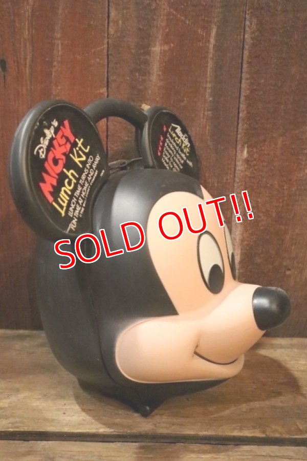 画像6: gt-250618-09 Mickey Mouse / Aladdin 1980's Lunch Kit Box