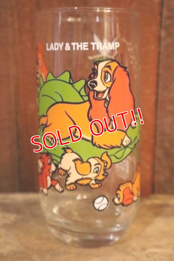 画像2: gt-250618-12 LADY & THE TRAMP / PEPSI 1970's-1980's Wonderful World of Disney Glass