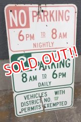 画像: dp-250531-06 Road Sign "NO PAEKING・2 HOUR PARKING"