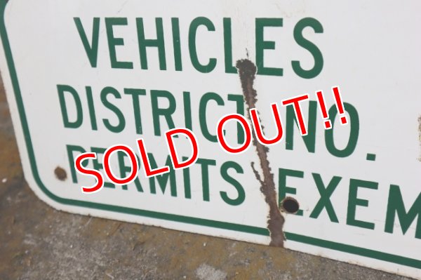 画像5: dp-250531-06 Road Sign "NO PAEKING・2 HOUR PARKING"