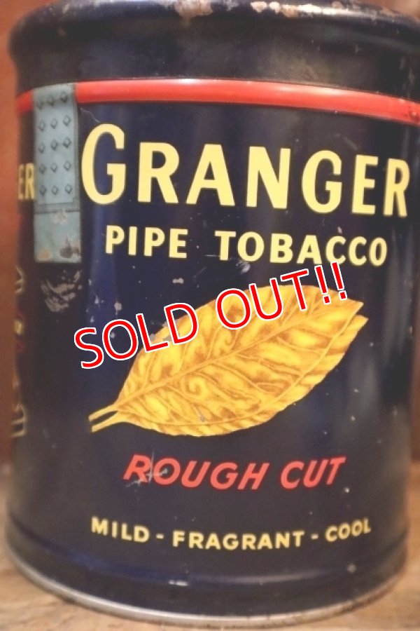 画像2: dp-250618-28 GRANGER / 1940's-1950's Pipe Tobacco Tin Can