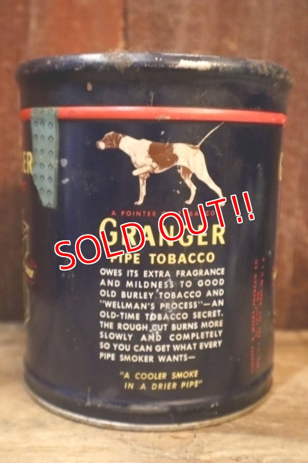 画像4: dp-250618-28 GRANGER / 1940's-1950's Pipe Tobacco Tin Can