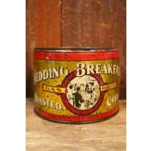 画像: dp-250618-28 WEDDING BREAKFAST ROASTED COFFEE / 1940's-1950's Tin Can