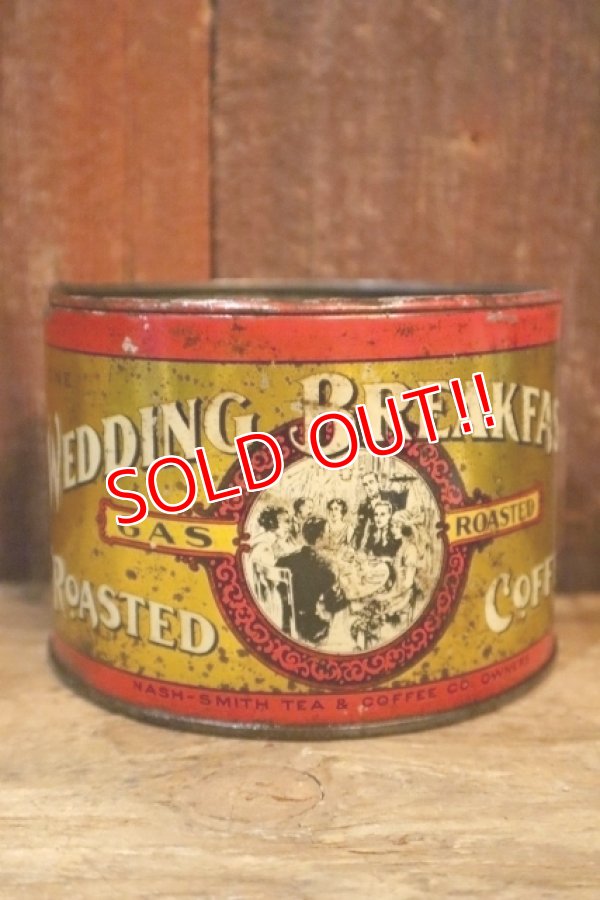 画像1: dp-250618-28 WEDDING BREAKFAST ROASTED COFFEE / 1940's-1950's Tin Can
