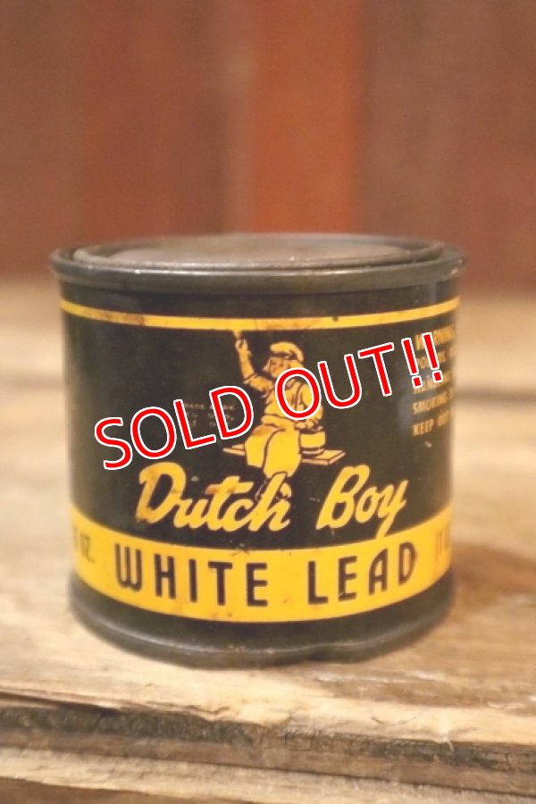 画像1: dp-250618-28 NATIONAL LEAD COMPANY / Dutch Boy 1960's WHITE LEAD CAN