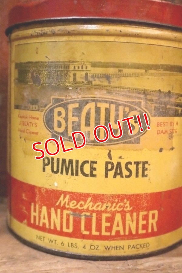 画像3: dp-250618-28 BEATY'S HAND CLEANER / 1940's-1950's Tin Can