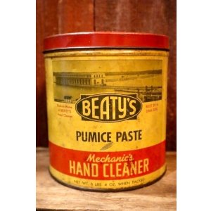 画像: dp-250618-28 BEATY'S HAND CLEANER / 1940's-1950's Tin Can