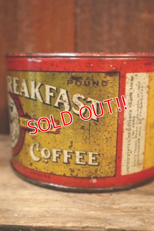 画像4: dp-250618-28 WEDDING BREAKFAST ROASTED COFFEE / 1940's-1950's Tin Can