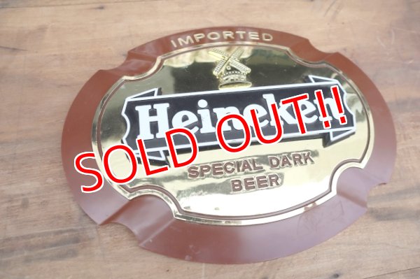 画像1: dp-250618-02 Heineken 1970's-1980's Plastic Sign