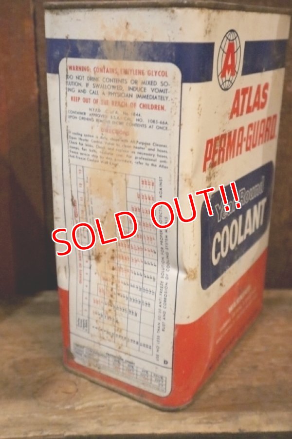 画像4: dp-250618-28 ATLAS Anti-Freeze and Coolant 1 U.S. GALLON CAN