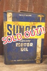 画像: dp-250618-84 SUNOCO Mercury 1940's MORTO OIL TWO U.S. GALLONS CAN