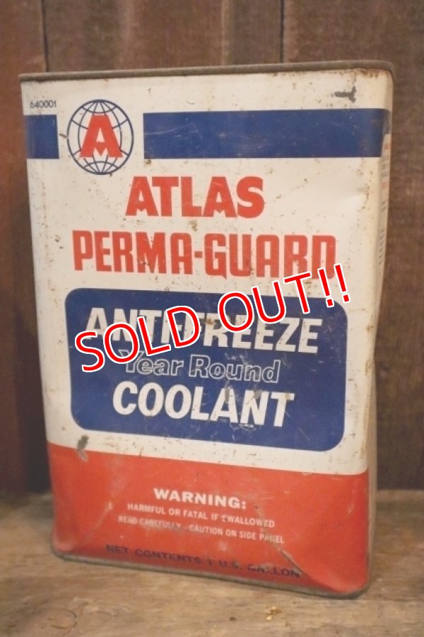 画像1: dp-250618-28 ATLAS Anti-Freeze and Coolant 1 U.S. GALLON CAN