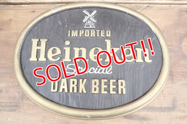 画像1: dp-250618-03 Heineken 1970's-1980's Plastic Sign