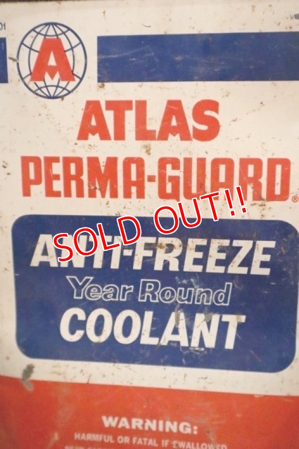 画像2: dp-250618-28 ATLAS Anti-Freeze and Coolant 1 U.S. GALLON CAN