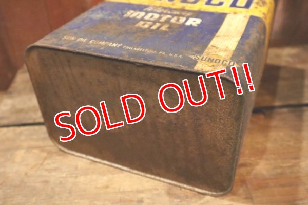 画像8: dp-250618-84 SUNOCO Mercury 1940's MORTO OIL TWO U.S. GALLONS CAN