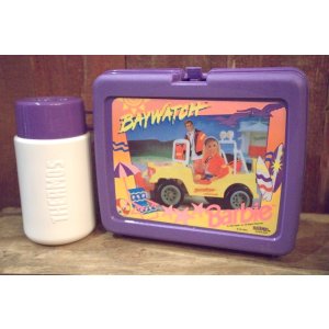 画像: ct-250618-07 Barbie BAYWATCH LIFE GUARD / THERMOS 1995 Plastic Lunch Box
