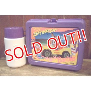 画像: ct-250618-07 Barbie BAYWATCH LIFE GUARD / THERMOS 1995 Plastic Lunch Box