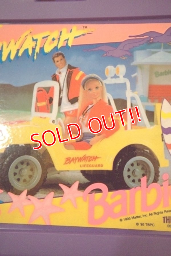画像2: ct-250618-07 Barbie BAYWATCH LIFE GUARD / THERMOS 1995 Plastic Lunch Box