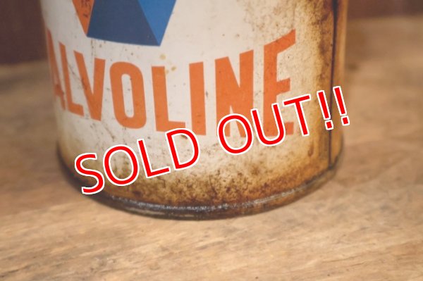 画像5: dp-250618-28 VALVOLINE / 1960's Grease Can