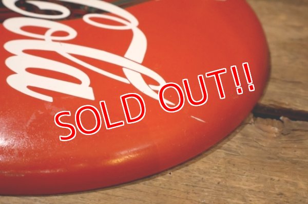 画像3: ck-030 Coca Cola / 1992 Steel Button Sign