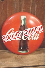 画像: ck-030 Coca Cola / 1992 Steel Button Sign
