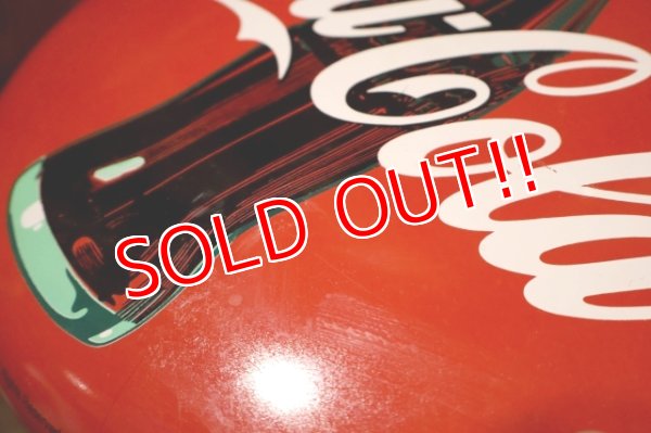 画像4: ck-030 Coca Cola / 1992 Steel Button Sign