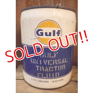 画像: dp-250618-68 Gulf 1980's 5 U.S. GALLONS CAN
