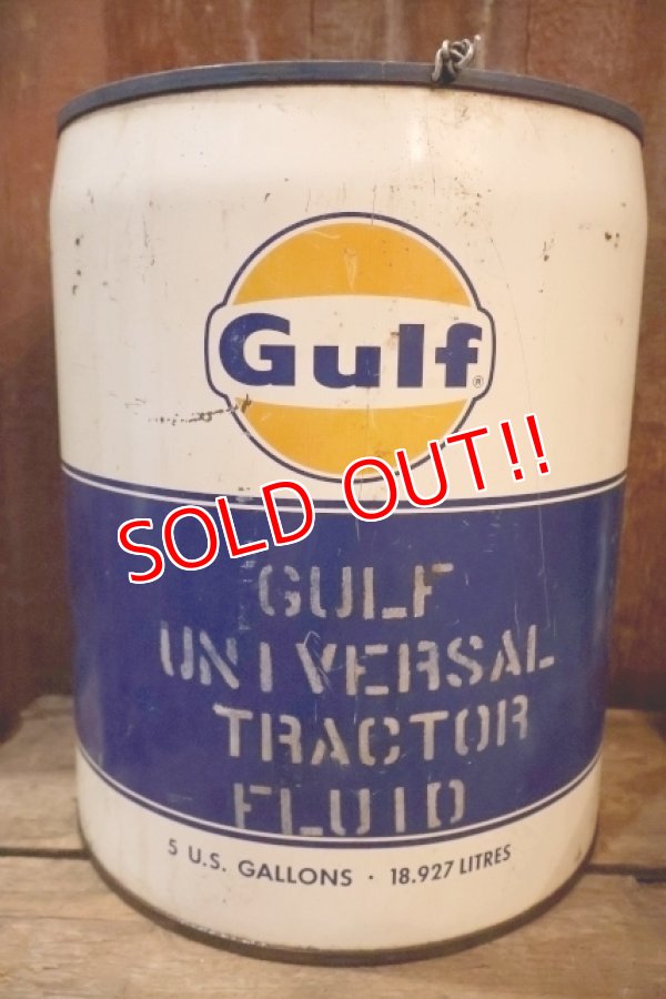画像1: dp-250618-68 Gulf 1980's 5 U.S. GALLONS CAN
