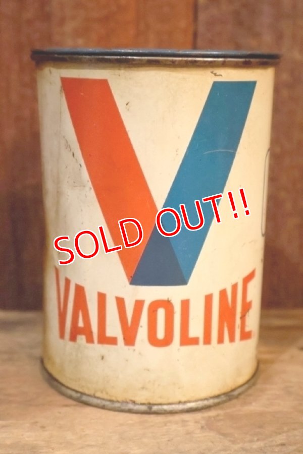 画像1: dp-250618-28 VALVOLINE / 1960's Grease Can