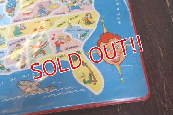 画像2: ct-250618-07 HOWDY DOODY 1950's T.V. MERRIMAT Placemat