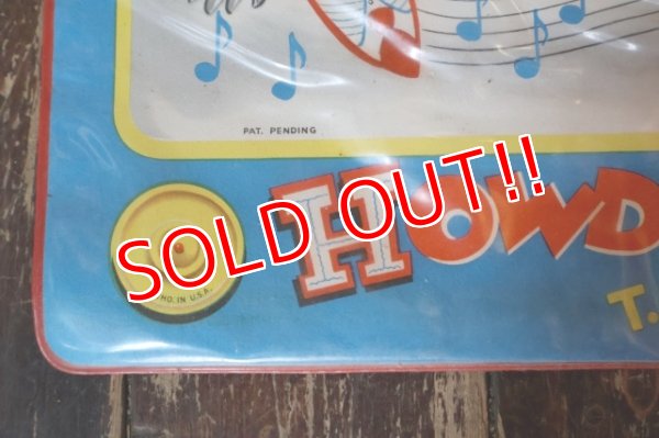 画像4: ct-250618-07 HOWDY DOODY 1950's T.V. MERRIMAT Placemat