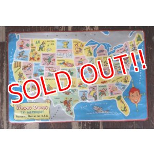画像: ct-250618-07 HOWDY DOODY 1950's T.V. MERRIMAT Placemat