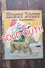 画像: ct-250618-07 HOWDY DOODY AND CLARABELL 1951 A LITTLE GOLDEN BOOK