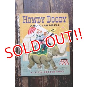 画像: ct-250618-07 HOWDY DOODY AND CLARABELL 1951 A LITTLE GOLDEN BOOK