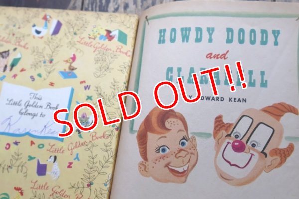 画像3: ct-250618-07 HOWDY DOODY AND CLARABELL 1951 A LITTLE GOLDEN BOOK