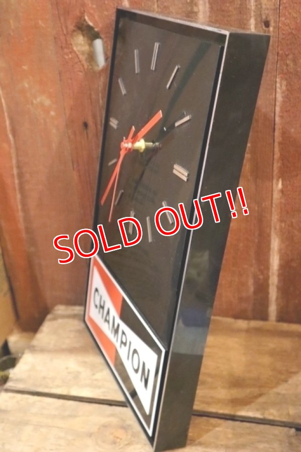 画像7: dp-250404-07 CHAMPION SPARK PLUGS 1970's-1980's Wall Clock