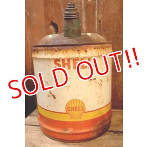 画像: dp-250618-51 SHELL / 1950's 5 U.S.GALLONS CAN