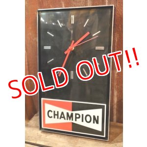 画像: dp-250404-07 CHAMPION SPARK PLUGS 1970's-1980's Wall Clock