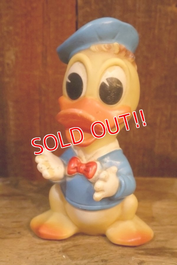 画像1: ct-250618-07 Donald Duck / Ledraplastic 1960's Squeaky Doll (S)
