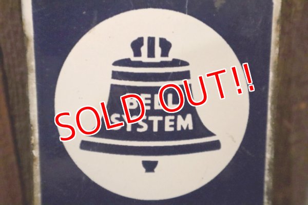 画像3: dp-250531-03 BELL SYSTEM UNDERGROUND TELEPHONE CABLE Enamel Plate Sign