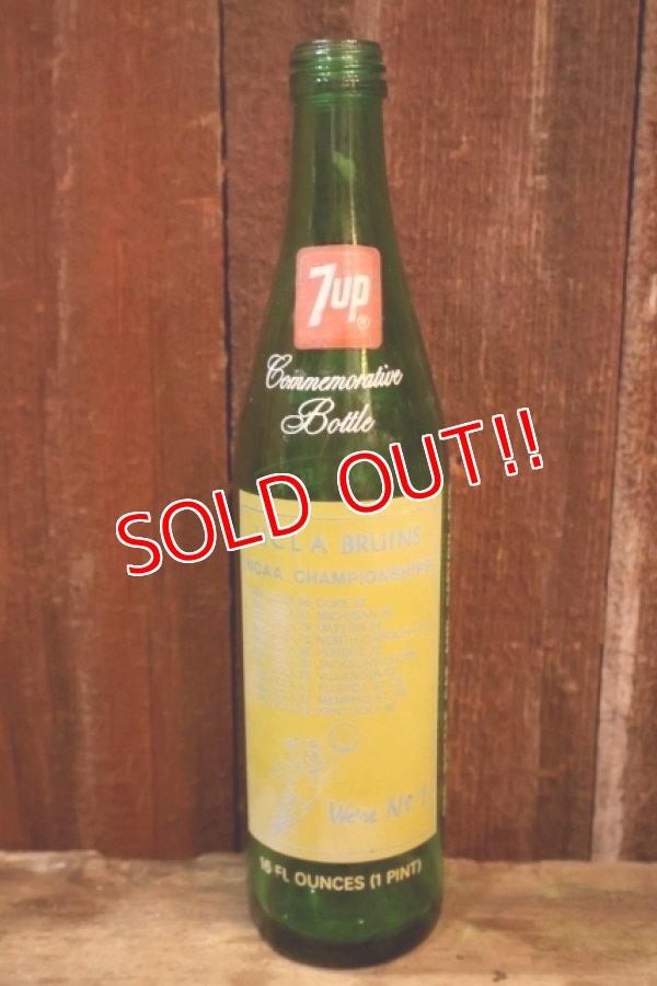 画像1: dp-250701-18  7 Up / UCLA BRUINS 1975 NCAA CHAMPION BOTTLE